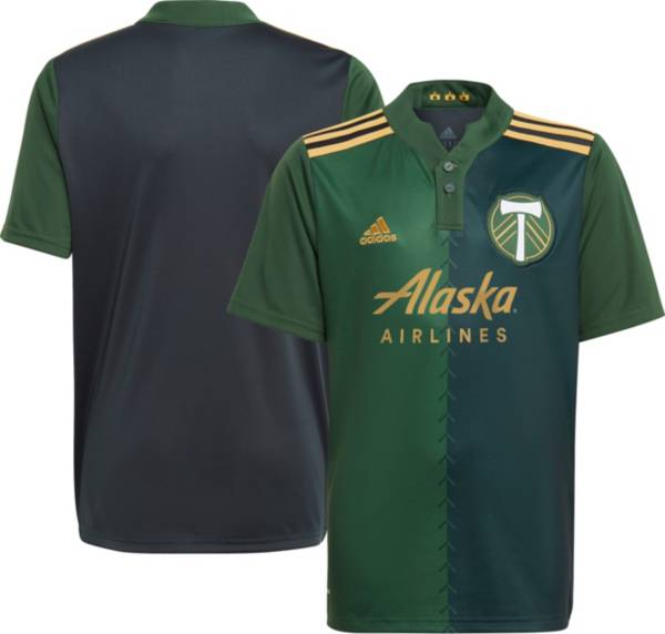 adidas Youth Portland Timbers '21 Primary Replica Jersey