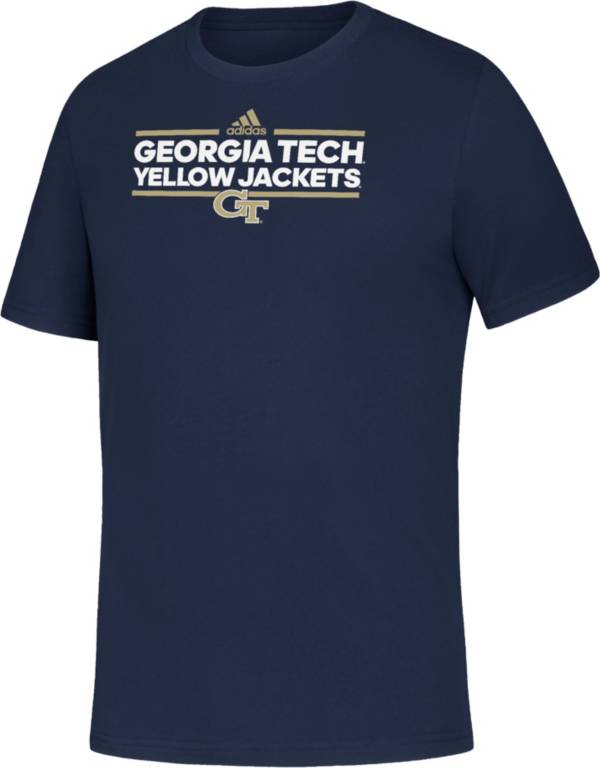 adidas Youth Georgia Tech Yellow Jackets Navy Amplifier T-Shirt