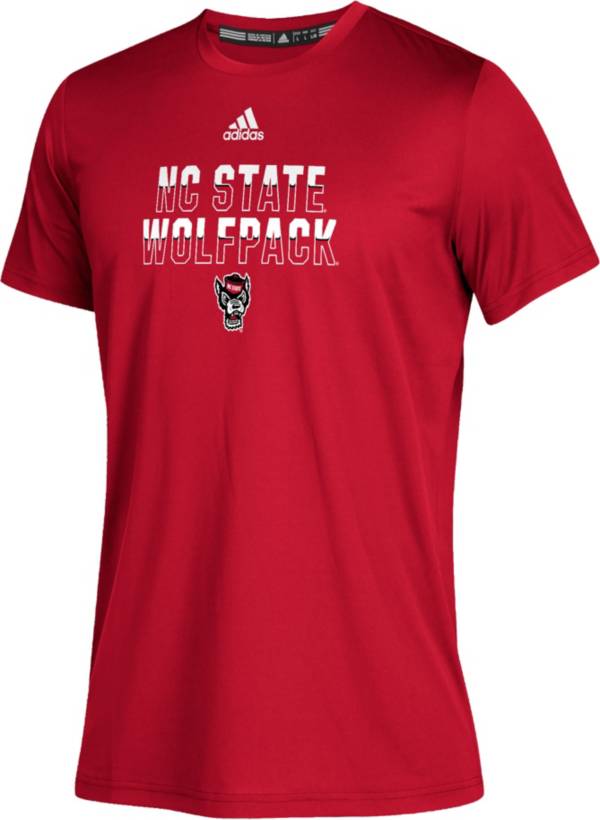 adidas Youth NC State Wolfpack Red Climatech Performance T-Shirt