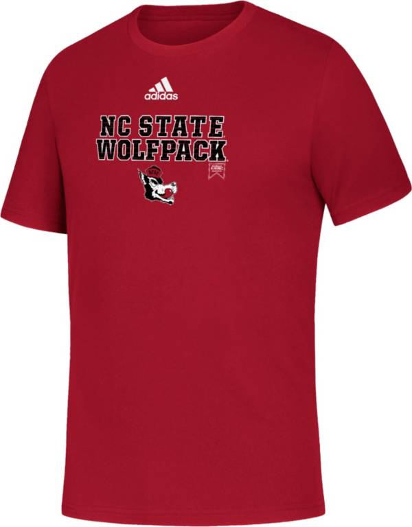 adidas Youth NC State Wolfpack Red Reverse Retro Amplifier T-Shirt