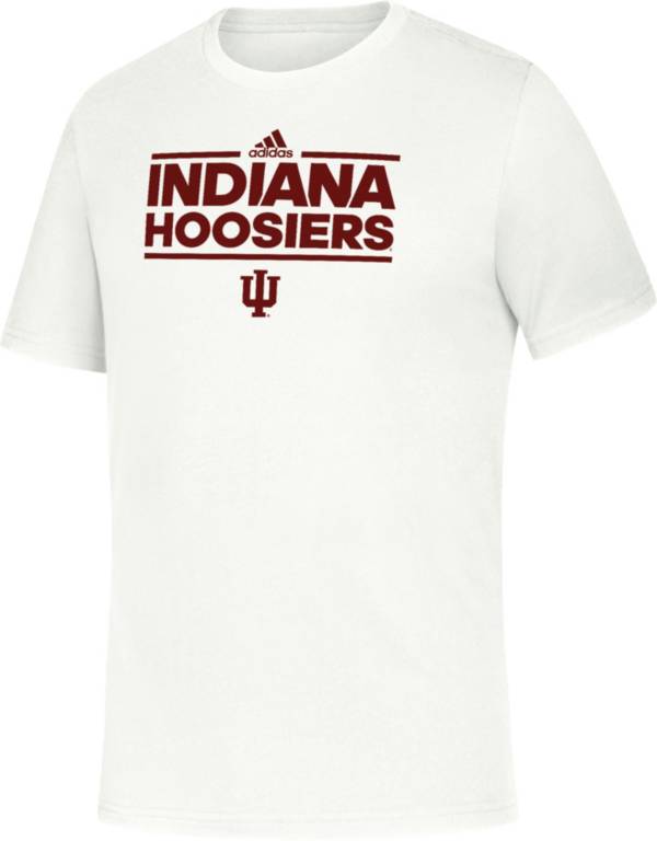 adidas Youth Indiana Hoosiers White Amplifier T-Shirt