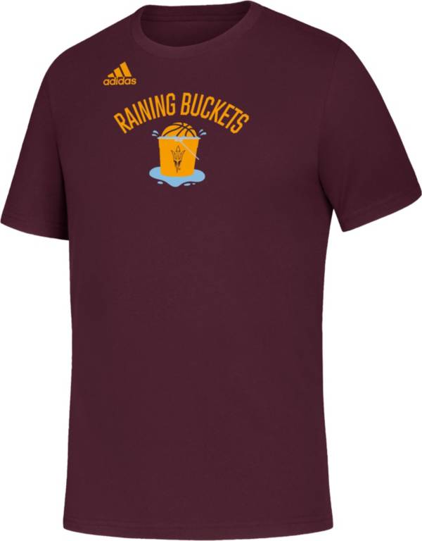 adidas Youth Arizona State Sun Devils Maroon Amplifier 'Raining Buckets' Basketball T-Shirt