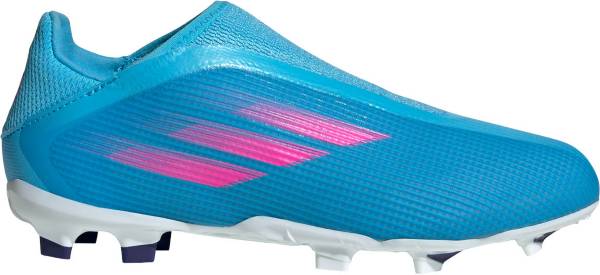 adidas Kids' X Speedflow.3 Laceless FG Soccer Cleats product image