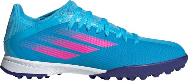 adidas Kids' X Speedflow.3 Laceless Turf Soccer Cleats