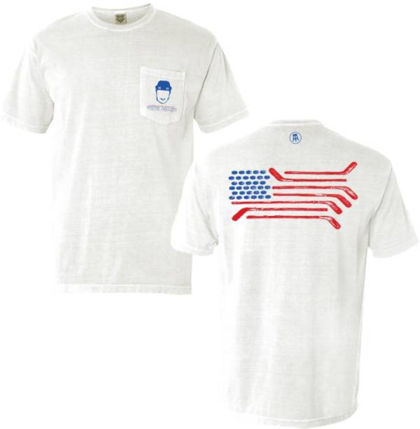 Spittin' Chiclets USA Flag Pocket T-Shirt