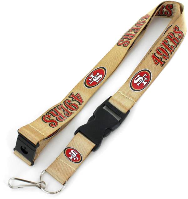 Aminco San Francisco 49ers Gold Lanyard