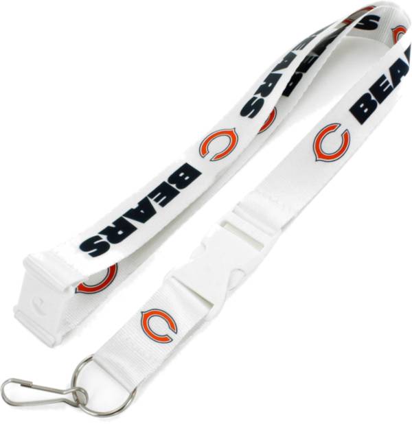 Aminco Chicago Bears White Lanyard