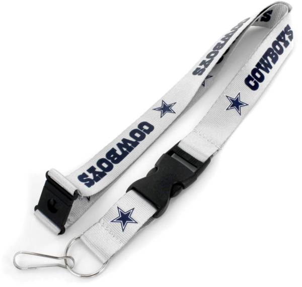 Aminco Dallas Cowboys Silver Lanyard