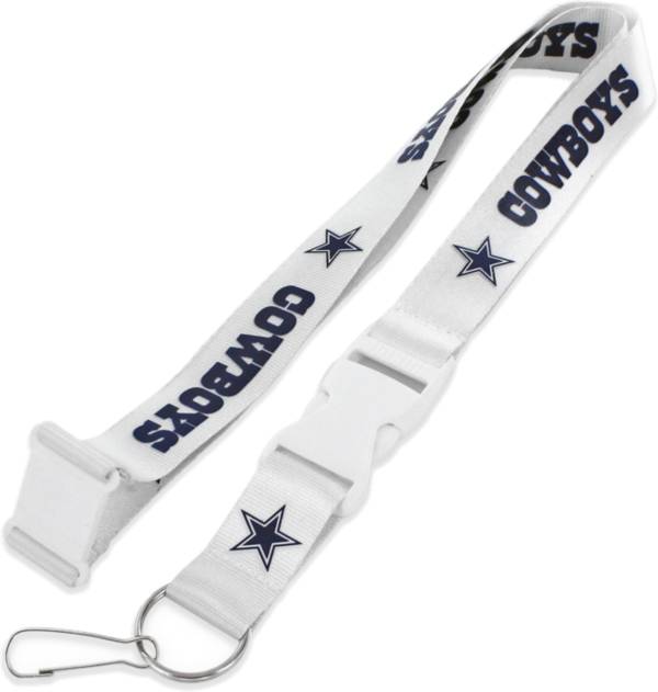 Aminco Dallas Cowboys White Lanyard