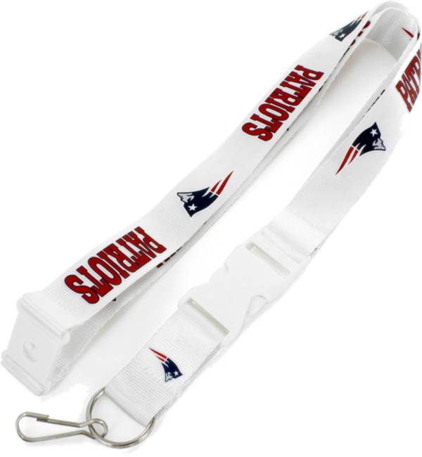 Aminco New England Patriots White Lanyard