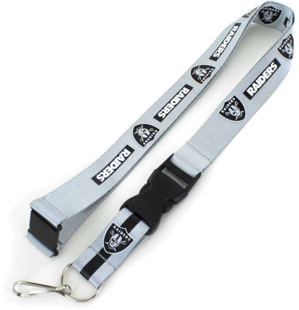 Aminco Las Vegas Raiders Silver Lanyard