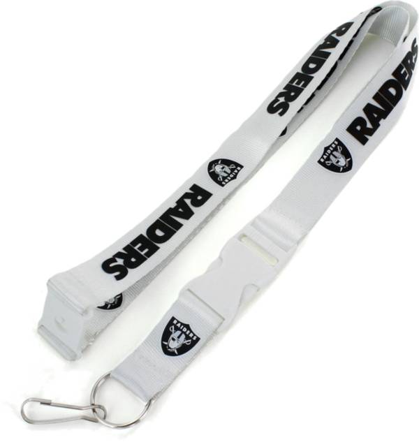 Aminco Las Vegas Raiders White Lanyard