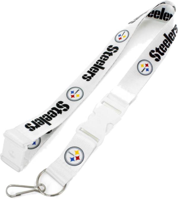 Aminco Pittsburgh Steelers White Lanyard product image