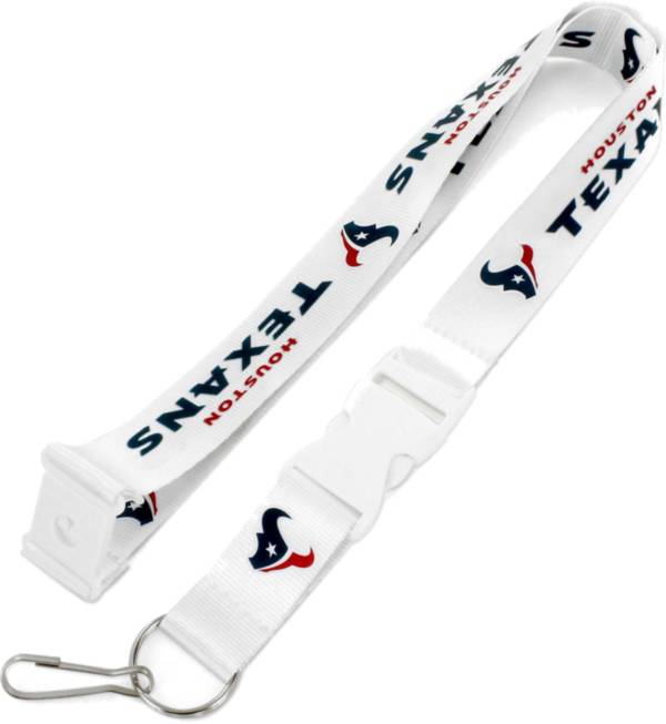 Aminco Houston Texans White Lanyard