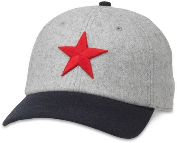 American Needle Detroit Stars Grey Archive Legend Adjustable Hat