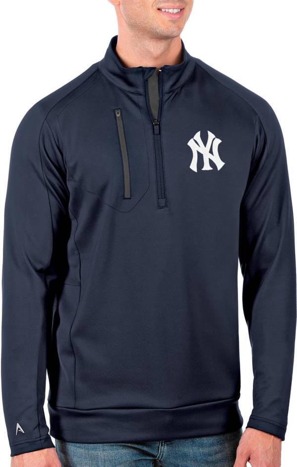 Antigua Men's Tall New York Yankees Generation Navy Half-Zip Pullover product image