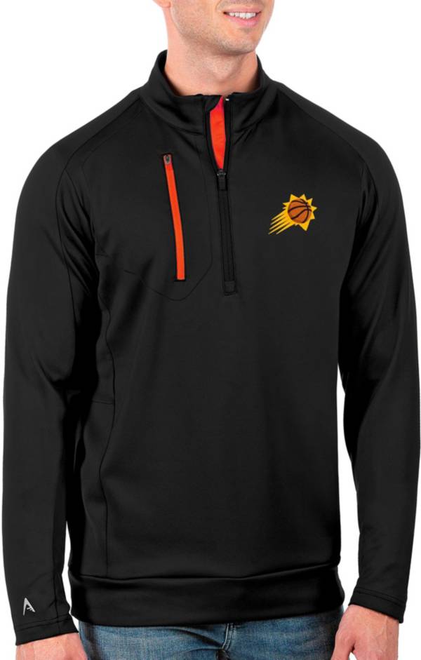 Antigua Men's Phoenix Suns Black Generation 1/4 Zip