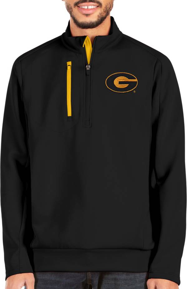 Antigua Men's Grambling State Tigers Black Generation ½ Zip Pullover