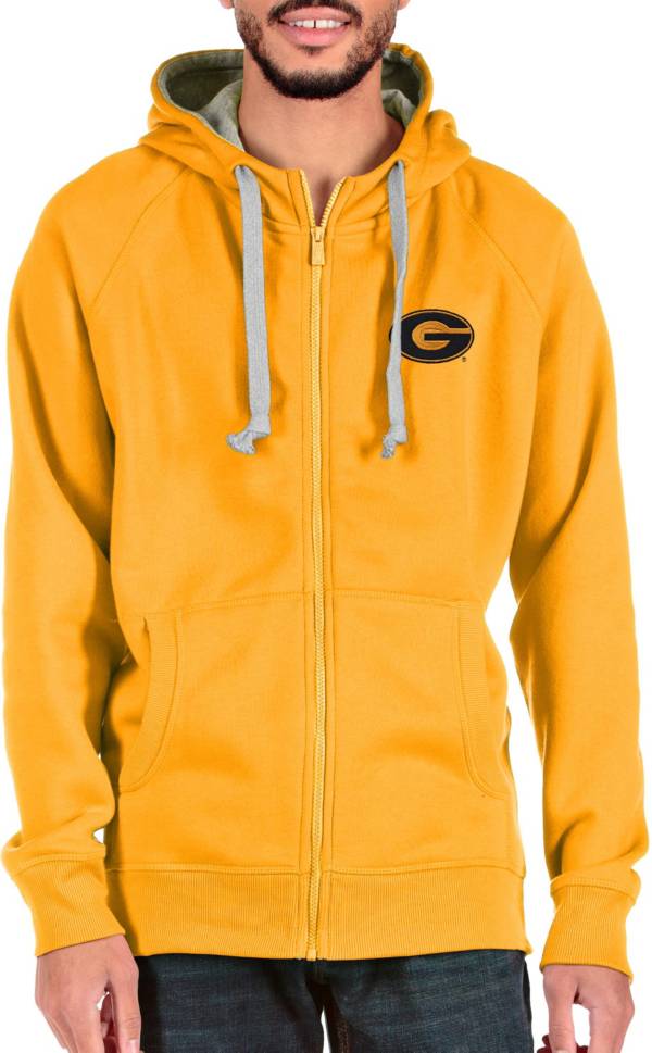 Antigua Men's Grambling State Tigers Gold Victory Full Zip Jacket