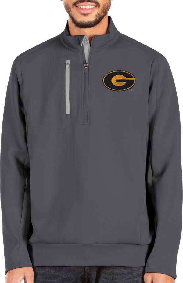 Antigua Men's Grambling State Tigers Grey Generation ½ Zip Pullover