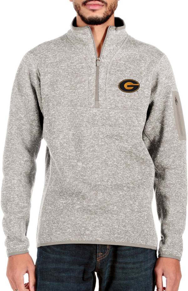 Antigua Men's Grambling State Tigers White Fortune 1/4 Zip Pullover