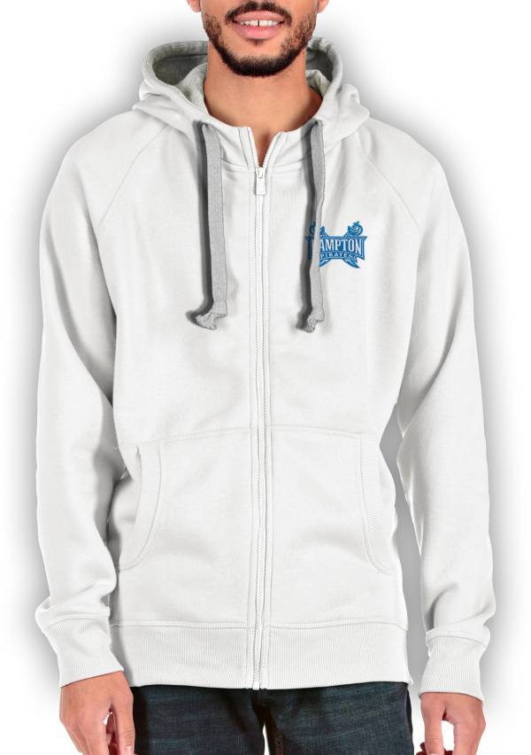 Antigua Men's Hampton Pirates White Victory Full Zip Jacket