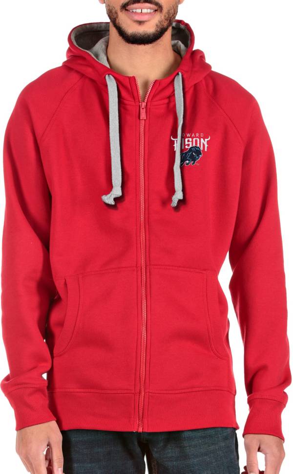 Antigua Men's Howard Bison Red Victory Full Zip Jacket