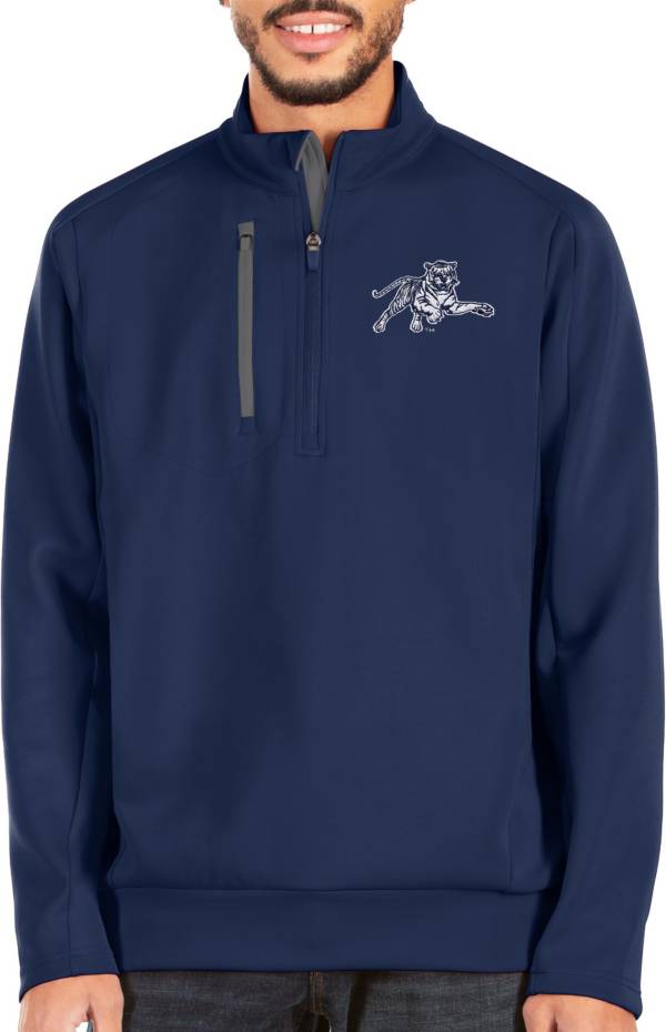 Antigua Men's Jackson State Tigers Navy Generation 1/4 Zip