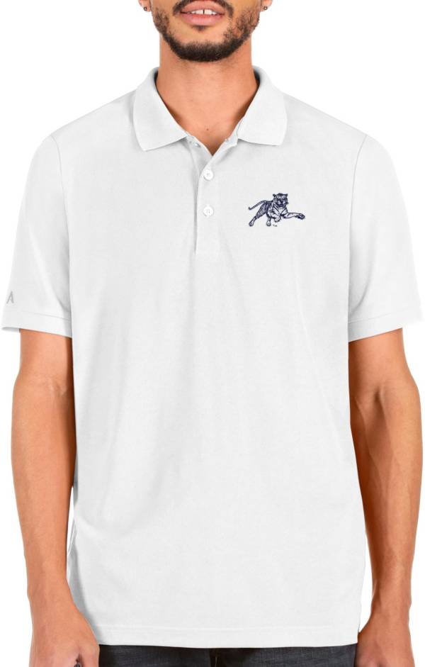 Antigua Men's Jackson State Tigers White Legacy Polo