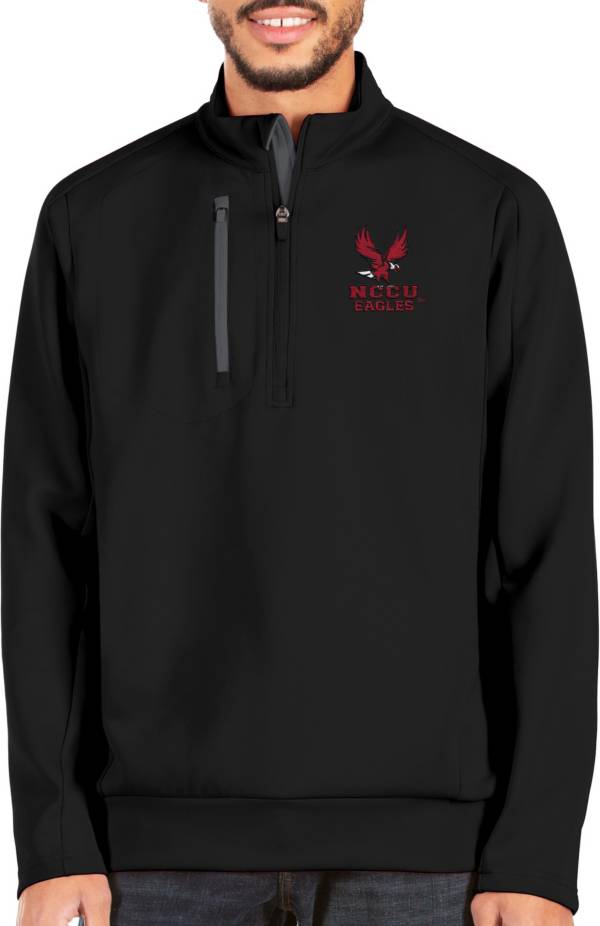 Antigua Men's North Carolina Central Eagles Grey Generation 1/4 Zip