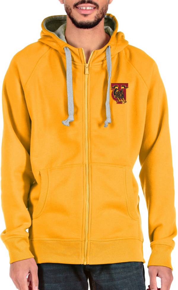 Antigua Men's Tuskegee Golden Tigers Gold Victory Full Zip Jacket product image