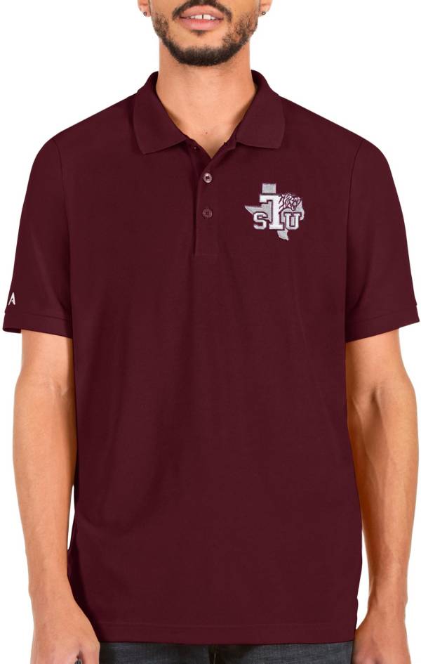 Antigua Men's Texas Southern Tigers Maroon Legacy Polo