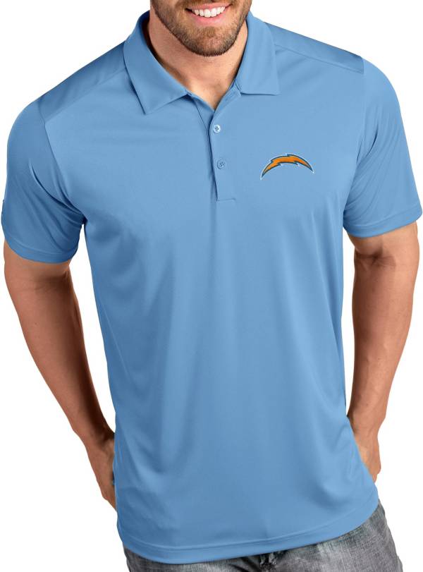Antigua Men's Los Angeles Chargers Tribute Blue Polo product image