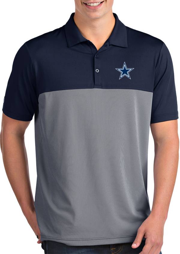 Antigua Men's Dallas Cowboys Navy Venture Polo