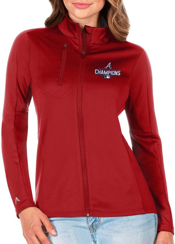 Antigua Women's 2021 World Series Champions Atlanta Braves Generation Full-Zip Jacket