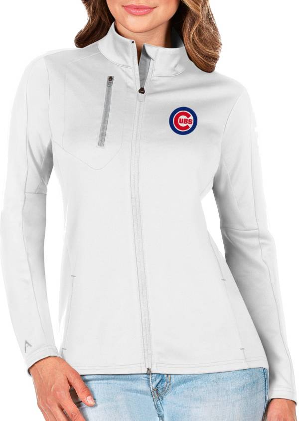 Antigua Women's Chicago Cubs Generation Full-Zip White Jacket