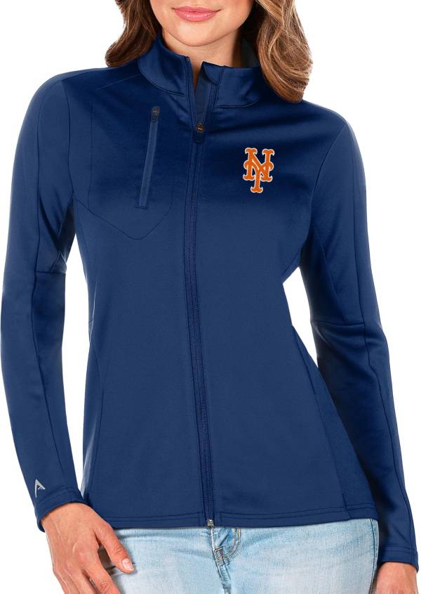 Antigua Women's New York Mets Generation Full-Zip Royal Jacket