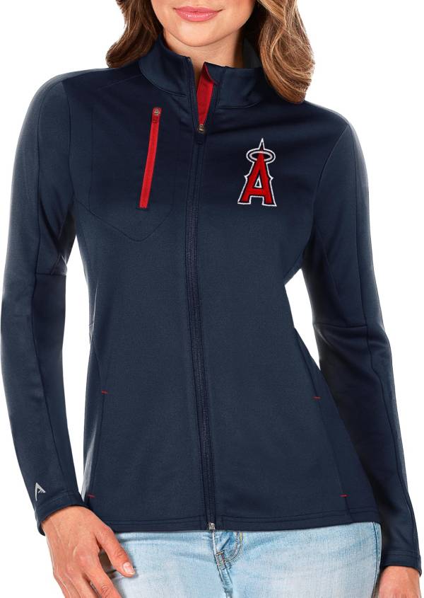 Antigua Women's Los Angeles Angels Generation Full-Zip Navy Jacket