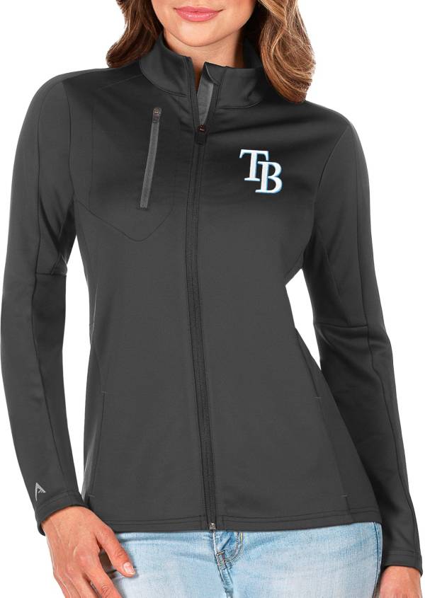 Antigua Women's Tampa Bay Rays Generation Full-Zip Gray Jacket