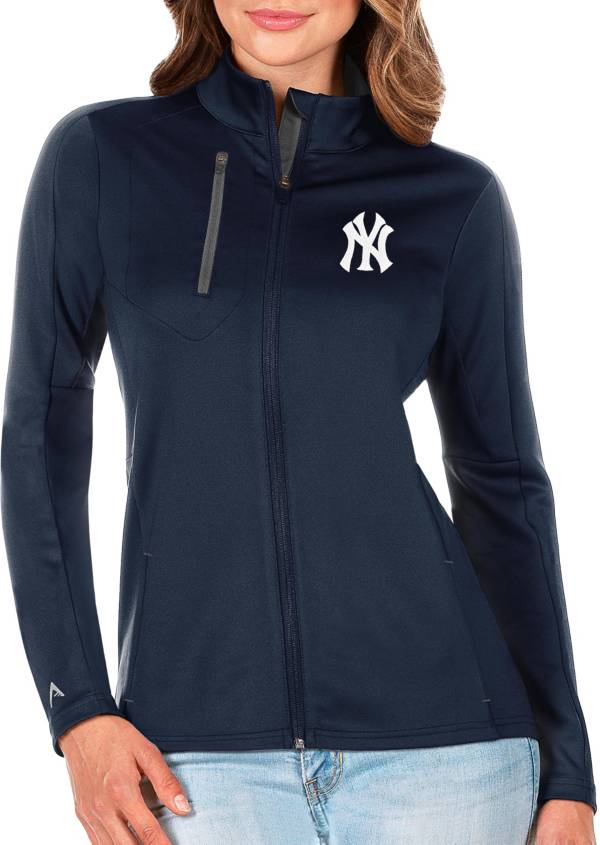 Antigua Women's New York Yankees Generation Full-Zip Navy Jacket