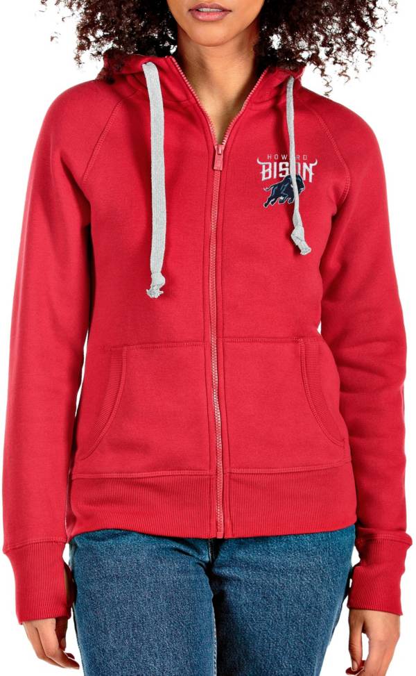 Antigua Women's Howard Bison Red Victory Full Zip Jacket