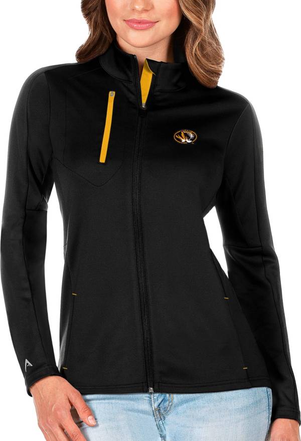 Antigua Women's Missouri Tigers Black Generation Full-Zip Jacket