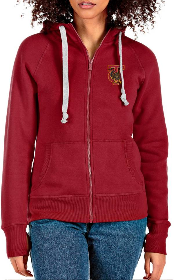 Antigua Women's Tuskegee Golden Tigers Maroon Victory Full Zip Jacket