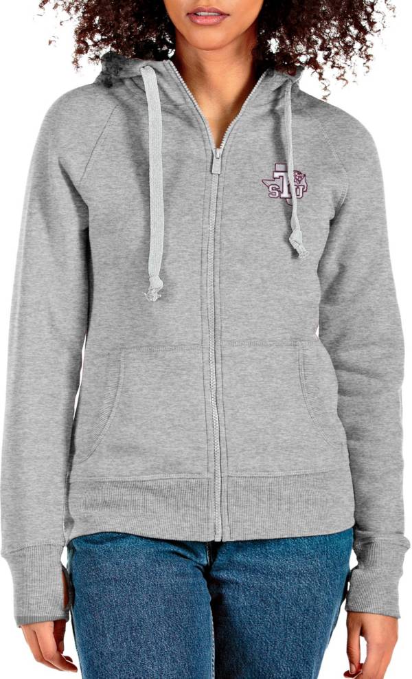 Antigua Women's Texas Southern Tigers Grey Victory Full Zip Jacket product image