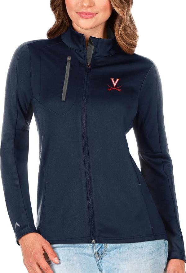 Antigua Women's Virginia Cavaliers Blue Generation Full-Zip Jacket