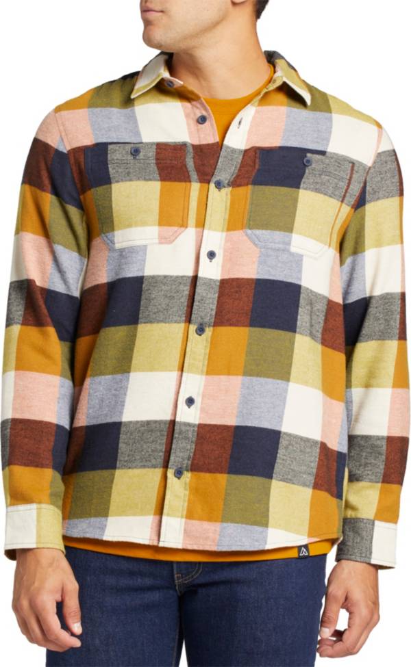 Alpine Design Men's Brushed Flannel Long Sleeve Shirt