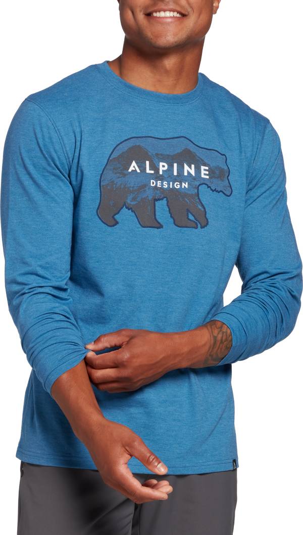 Alpine Design Men's Long Sleeve Graphic Tee