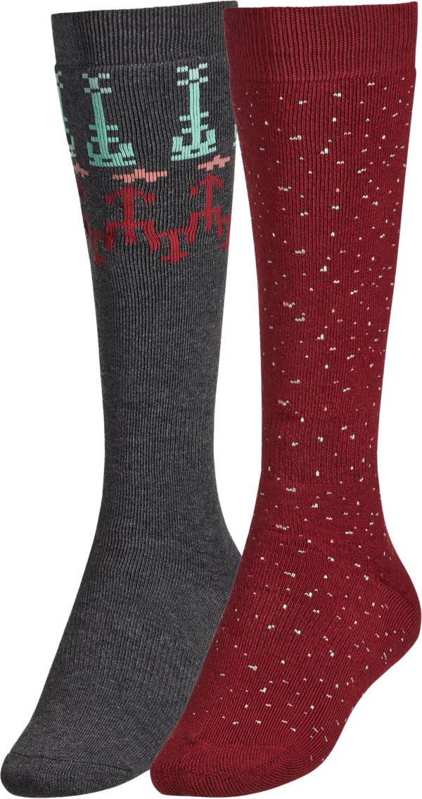 Alpine Design Women's Snow Sport Socks – 2 pack