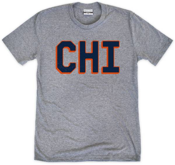 Where I'm From CHI City Code Grey T-Shirt