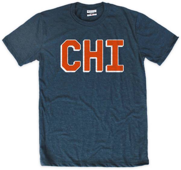 Where I'm From CHI City Code Navy T-Shirt